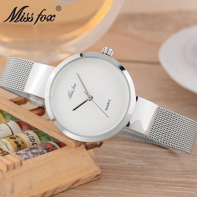 Мисс Фокс простой мода досуг Женские Часы высокого класса кварцевые часы газа