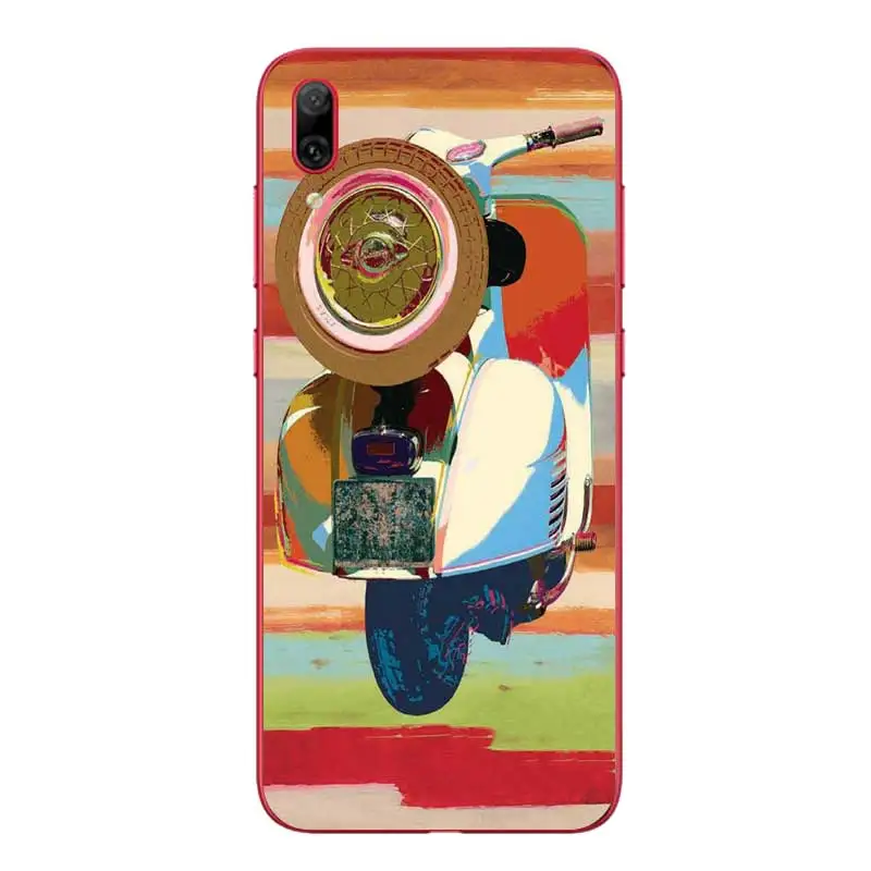 N379 Scooter Soft TPU Silicone Cover For Huawei Mate 8 9 10 20 30 Lite Pro Case |
