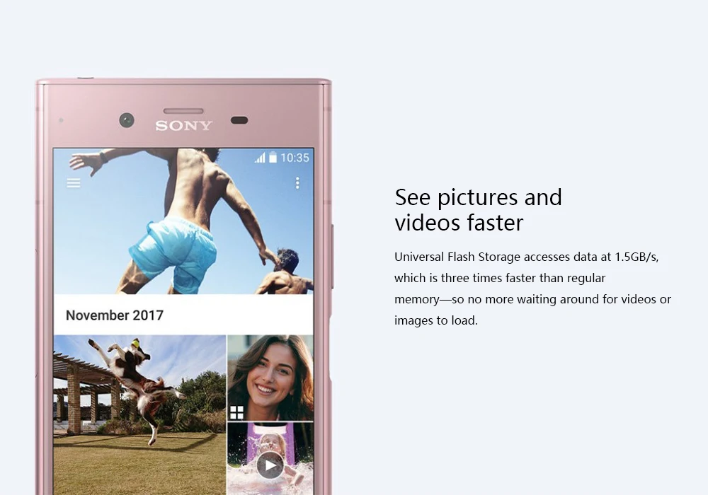 Разблокированный sony X peria XZ1 G8342/G8341 64G rom 4G ram 19MP Octa Core NFC Android 7,1 мобильный телефон 2700mAh Android