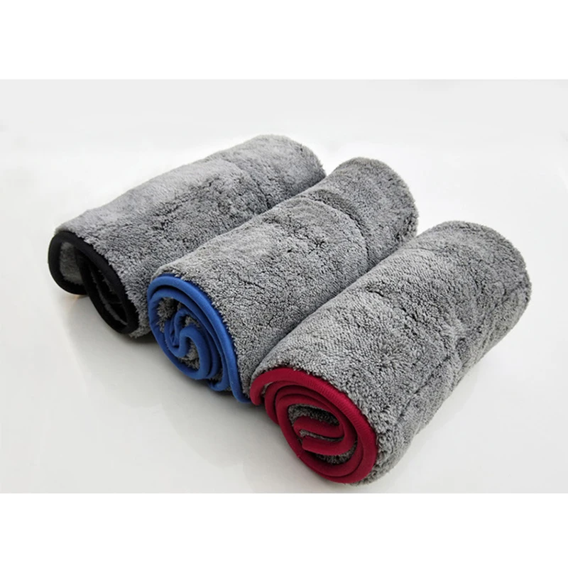 Полотенце из микрофибры для мытья автомобиля мягкое 42 х48 см 3 шт.