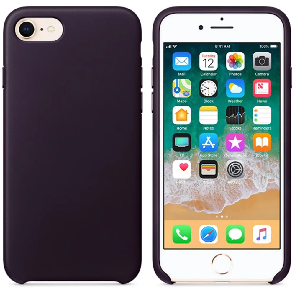 Del Ultra-Thin Leather Soft Stylish Protective Case Cover For iPhone 8/7 4.7inch td109 dropship | Мобильные телефоны и