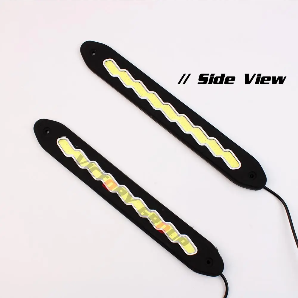 Flexible LED COB DRL Daytime Running Light Waterproof Universal led Kit Auto bar 12V 20w | Автомобили и мотоциклы