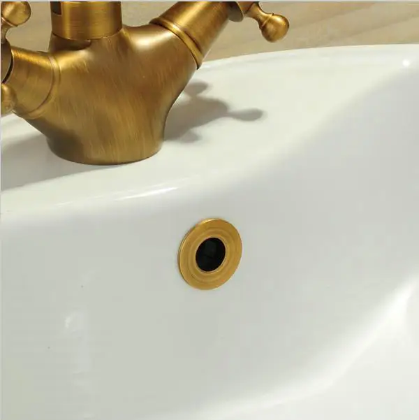 Переливная Крышка для раковины в ванной комнате/латунное кольцо на 6 футов