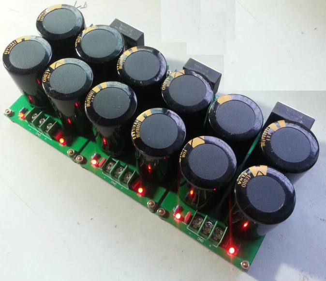 Комплект Усилителя ELNA 80V10000UF gold 35A выпрямительная плата фильтра питания|Усилители