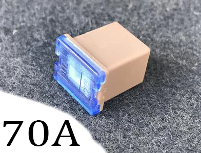 Коричневый 5 шт./лот автомобильные микро предохранители патронного типа FMM предохранители автомобиля квадратный предохранитель 1,6 см 20A-100A - Цвет: Коричневый