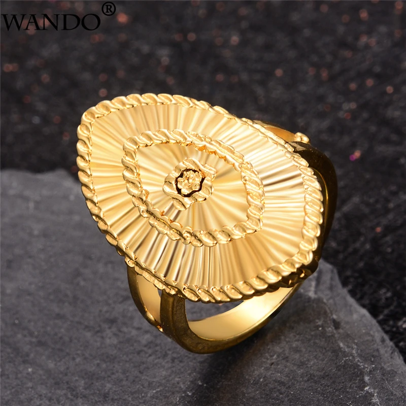 Wando элегантные уникальные аксессуары нигерийское золотое кольцо для
