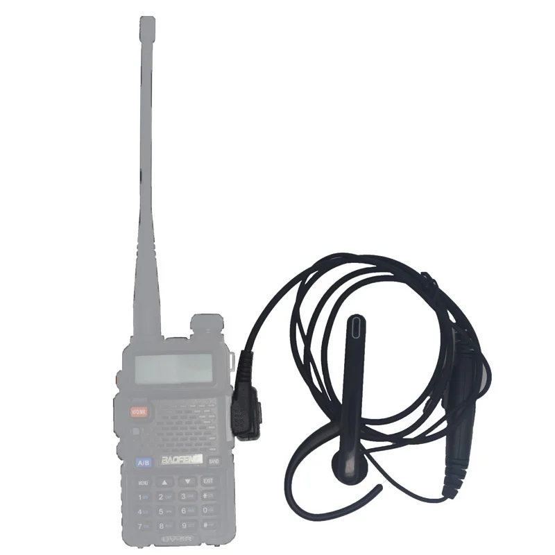 Новая одежда для маленькой девочки 2 Pin уха Бар наушник bluetooth гарнитура PTT с микрофоном для baofeng Радио иди и болтай Walkie Talkie “иди и UV-5R UV-82 BF-888s наушники Fone de ouvido sem FIO Auriculares