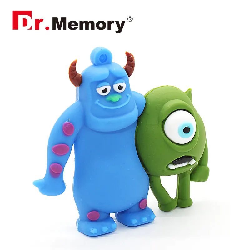 Смешные с рисунком в виде монстра из мультфильма 64 Гб USB флеш накопители милые
