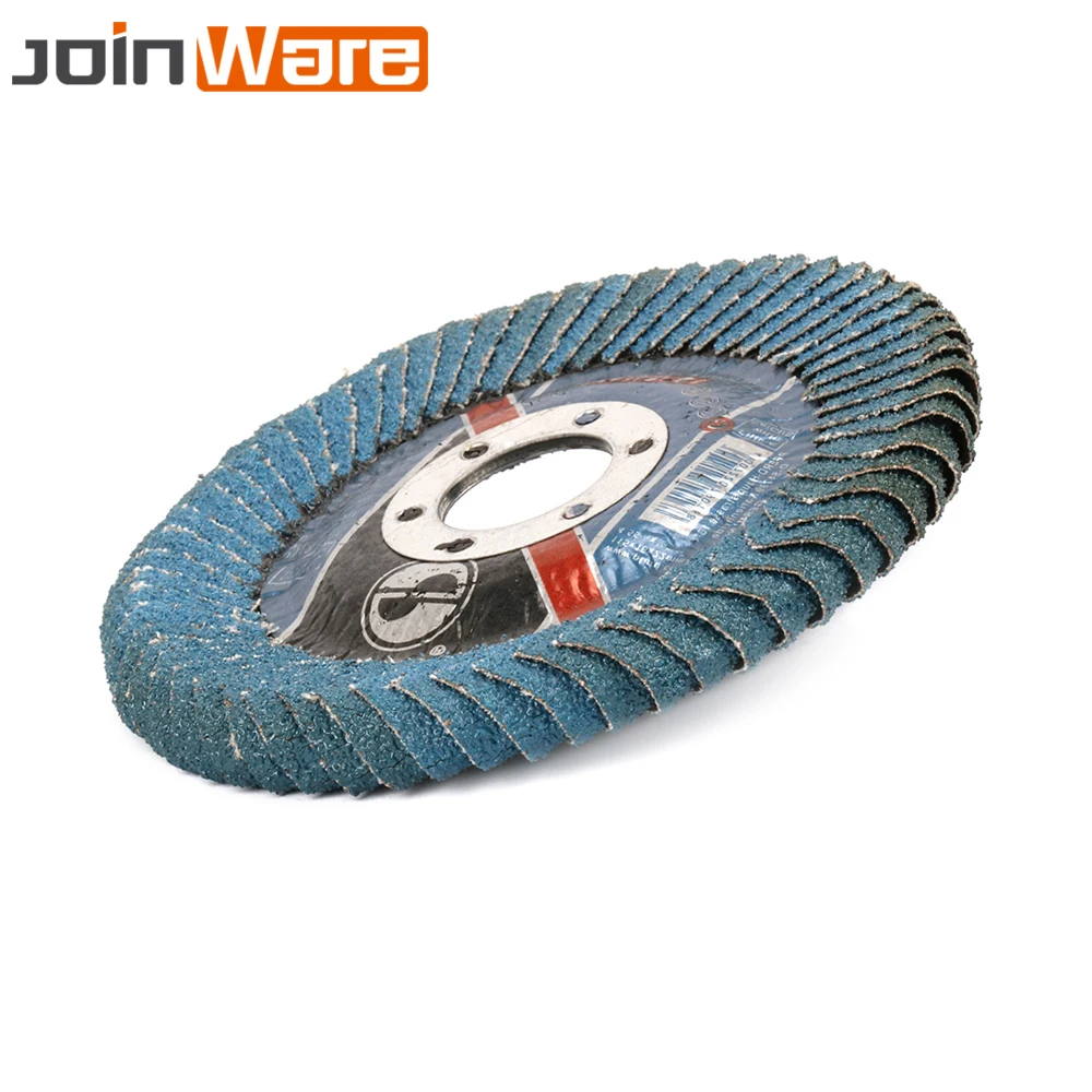 

115mm Flap Sanding Disc Round Sandpaper Wheel Polishing Grinding Grooves, Removing Burrs 4.5inch New Design