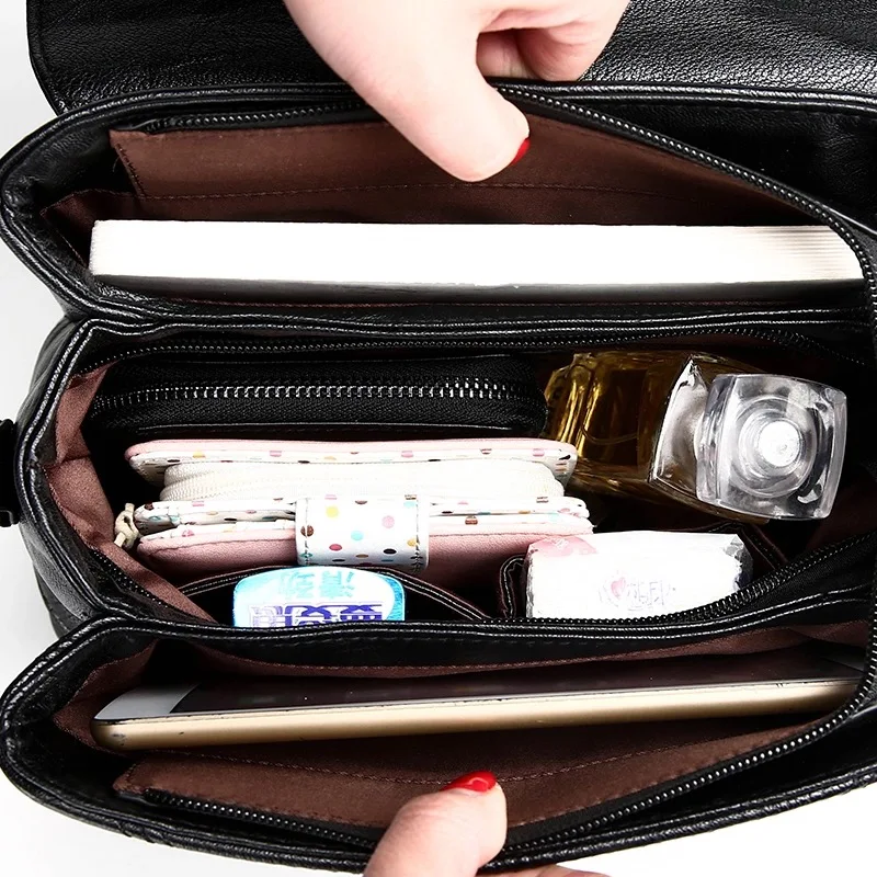 Женские сумки мессенджеры высокого качества из искусственной кожи небольшие