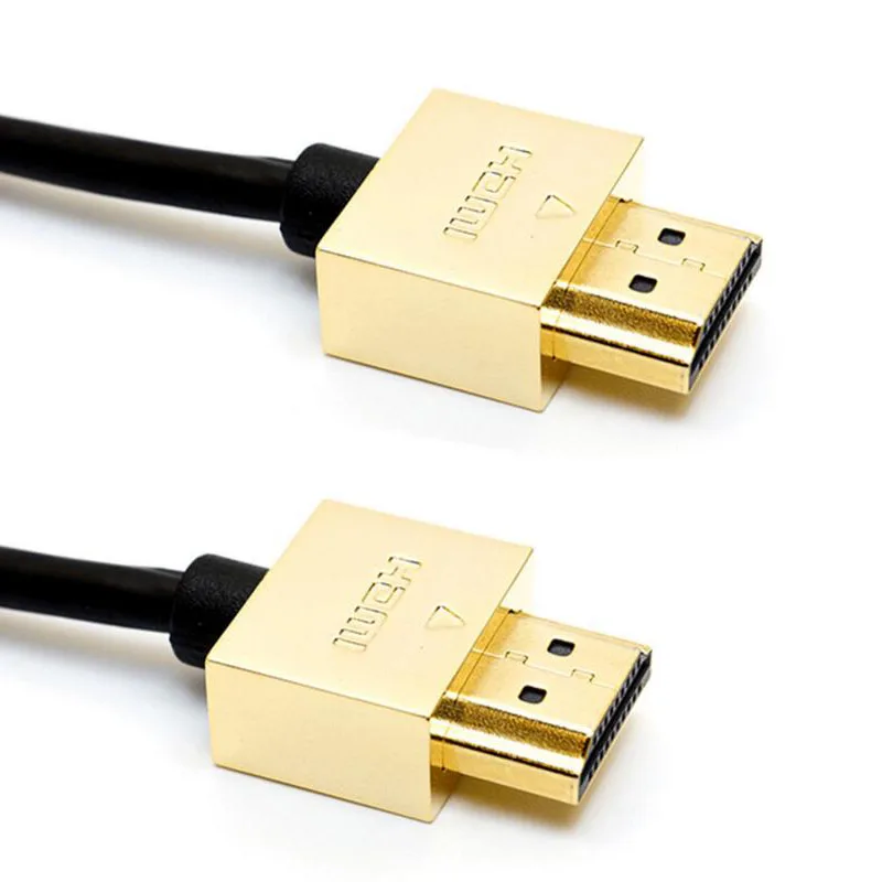 Кабель HDMI JINCHI HD кабель версия 2 0 Золотая небольшая коробка ПК ТВ 1 м/1 5 м/3 м/5 м