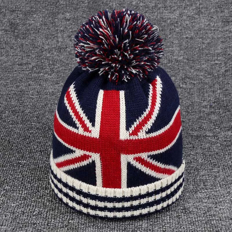 [YARBUU] Casual Beanies knitted winter hat for women and girl Knitting wool ball Warm Gorros Outdoor Brand Thick Female Cap | Аксессуары
