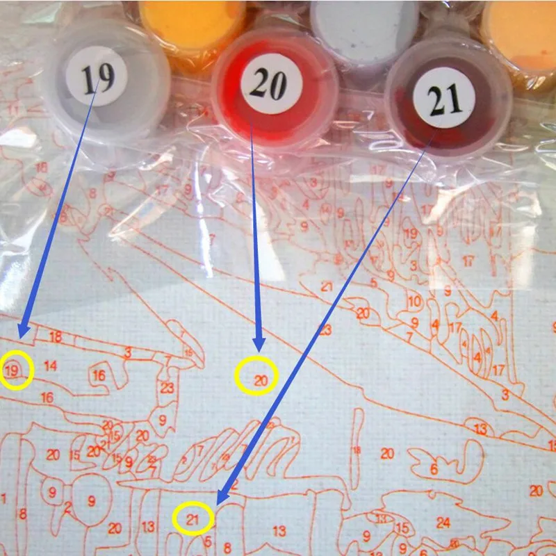 Безрамная дождь улица Европа Современная Diy живопись по номерам ручная роспись