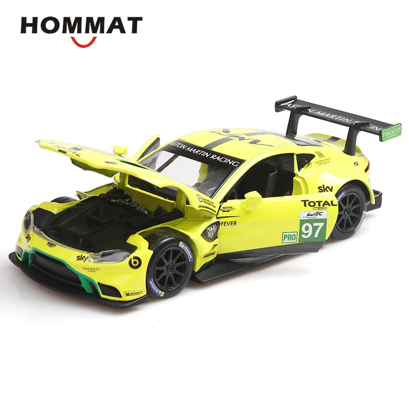 HOMMAT 1/32 Aston Martin Vantage GTE Le Mans модель автомобиля сплав литье под давлением игрушечная