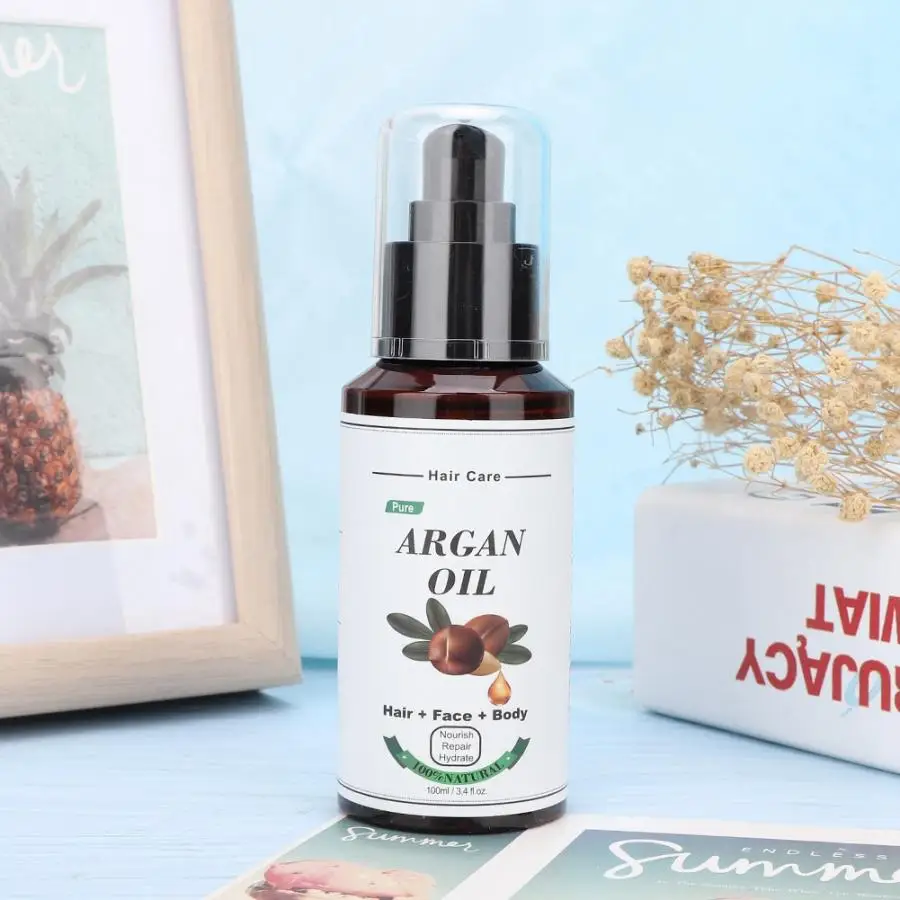 100 мл аргановое масло для ухода за волосами эфирное поврежденных волос