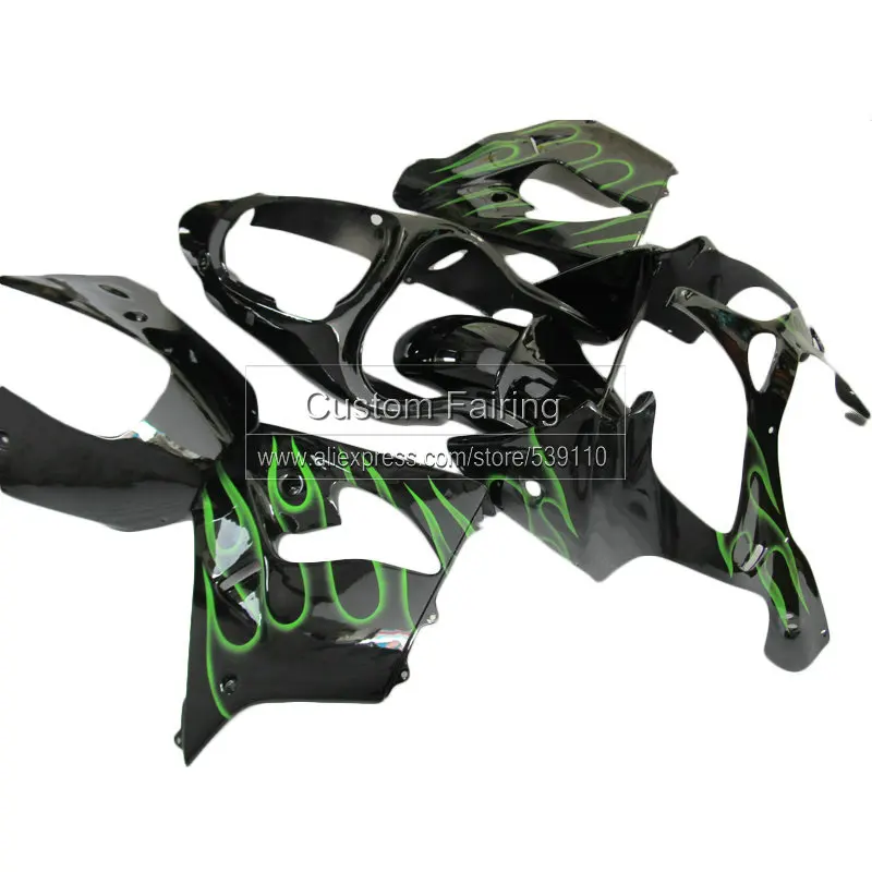 Послепродажные Пластиковые обтекатели для Kawasaki ZX9R Ninja zx 9r 2001 2000 00 01 комплект