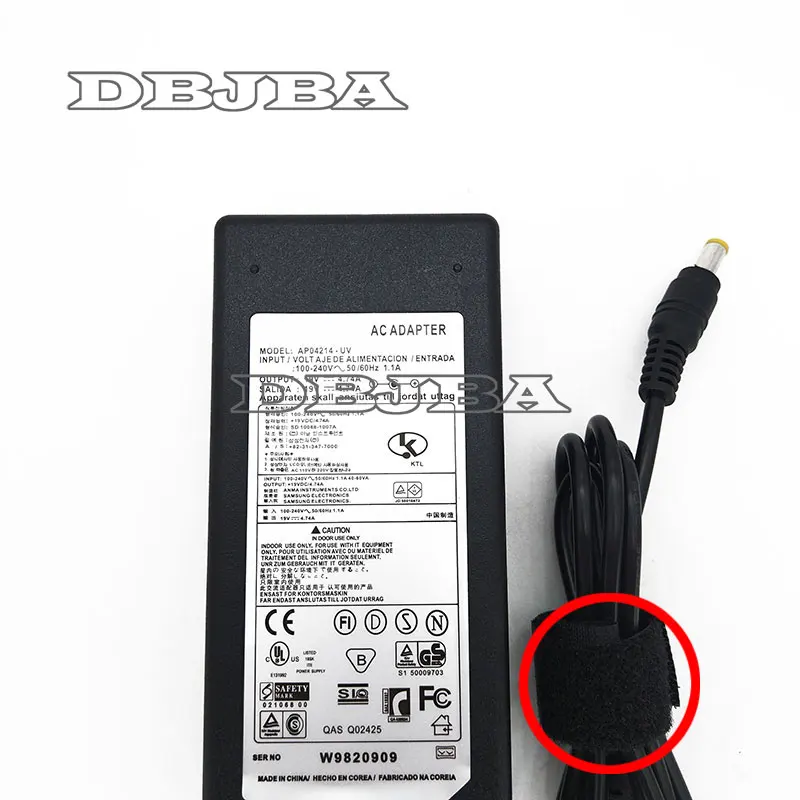 Блок питания для ноутбука SAMSUNG Q35 Q40 R410 R45 R460 R710 R720 R50 R505 R510 R519 R520 R522 X20 R530 R55 |