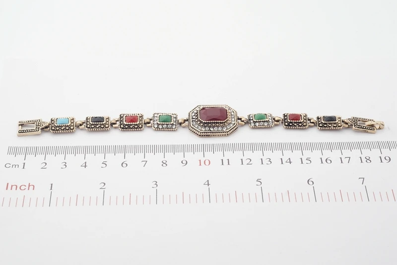 Yunkingdom Преувеличенные Браслеты золотого цвета в античном стиле винтажные