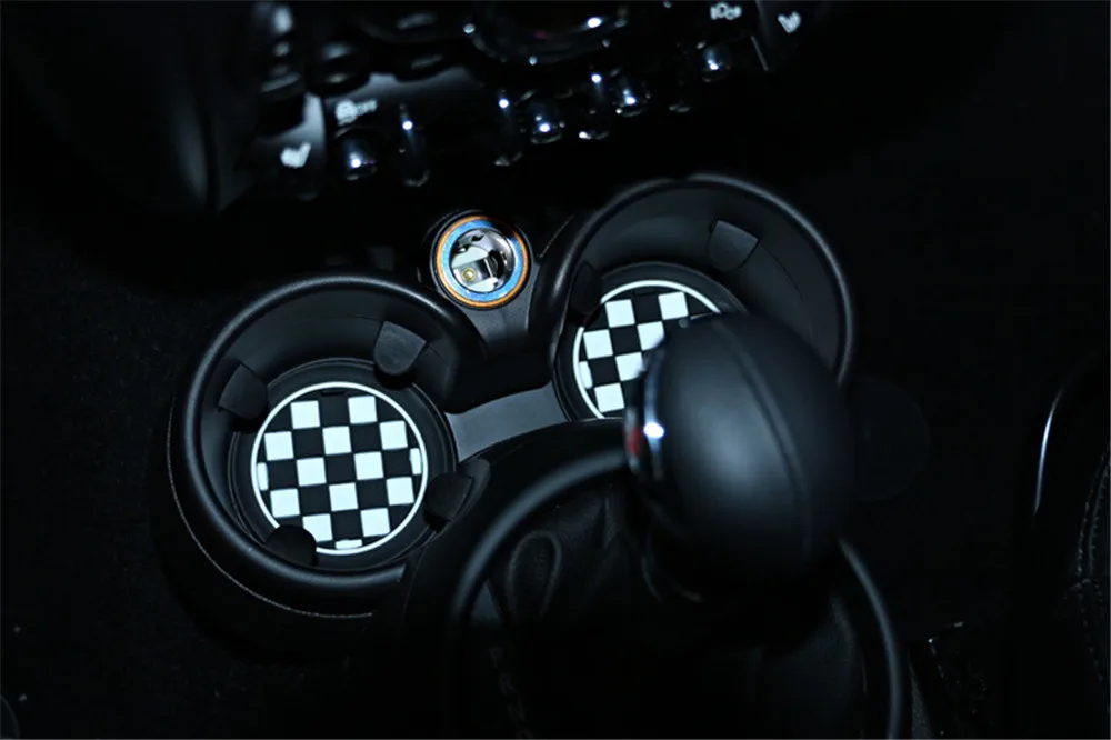 72mm C Для MINI COOPER чашки коврики-держатели силиконовые коврики NON-SLIP коврики один Clubman Countryman R55 R56 R57 R60 R61 F55 F56 аксессуары - Название цвета: 72mm C