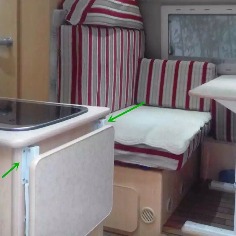 Rv складной стол крепление на стол настенный стол складной кронштейн стойка для товаров a-рама длиной 24 см