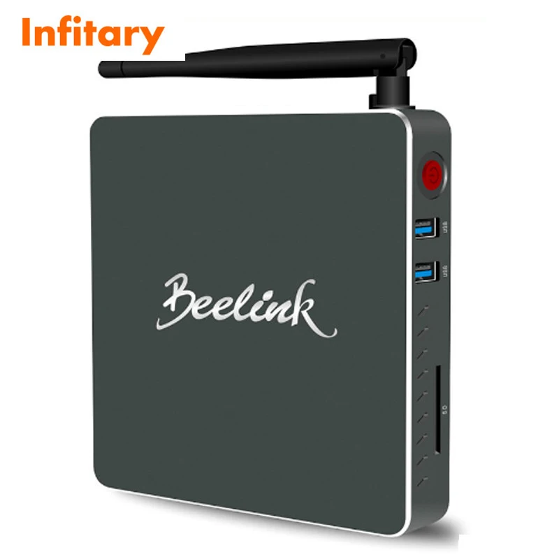 Beelink BT7 Умные Окна 10 TV Box 4 К ГБ 320 Intel Atom X7 Z8700 Mini PC BT 4.0 Wifi 2.4 Г/5.8 Г UHD Media Player Set Top