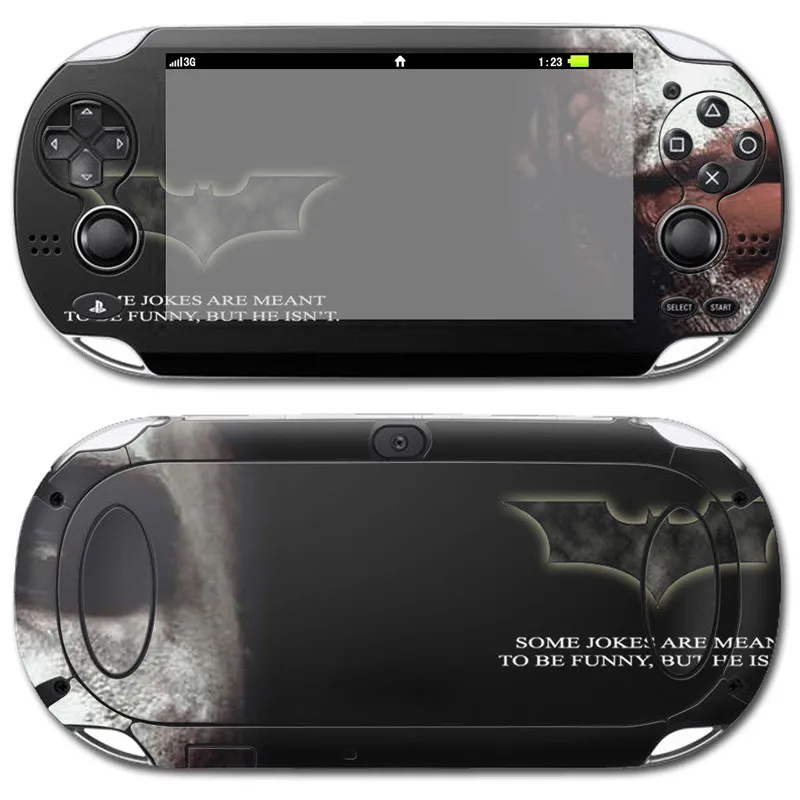 Виниловая Защитная Наклейка для Sony PS Vita 1000 для PSv 1000 наклейка-Бэтмен и джокер