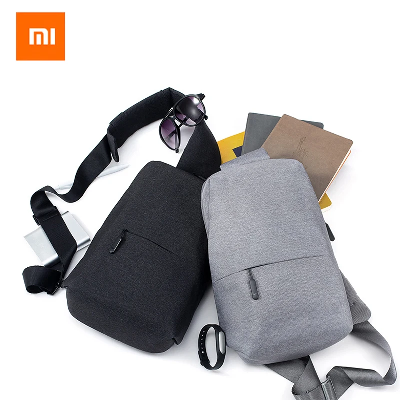 Оригинальный рюкзак Xiaomi слинг сумка для городского отдыха нагрудная маленький