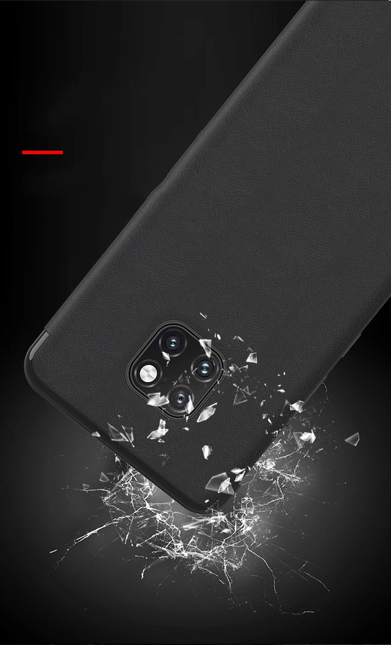 Смарт-чехол с окошком для экрана кожаный флип чехол для huawei P30 P30 Pro P20 P10 Коврики 20 Коврики 10 Nova 3 3I Honor 8X Y6 чехол для телефона чехол