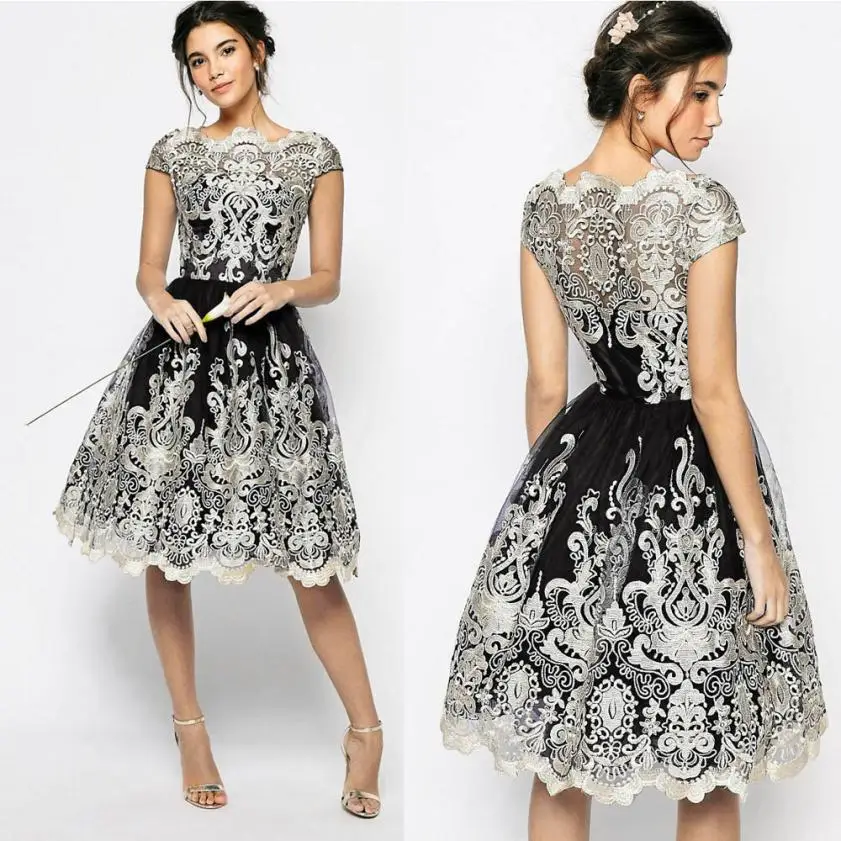 Black Lanxirui Dress New High Quality Fashion Lace Embroidery Prom Formal Evening Party Dress Ball Gowns Dress Women Feb7 - Цвет: Black