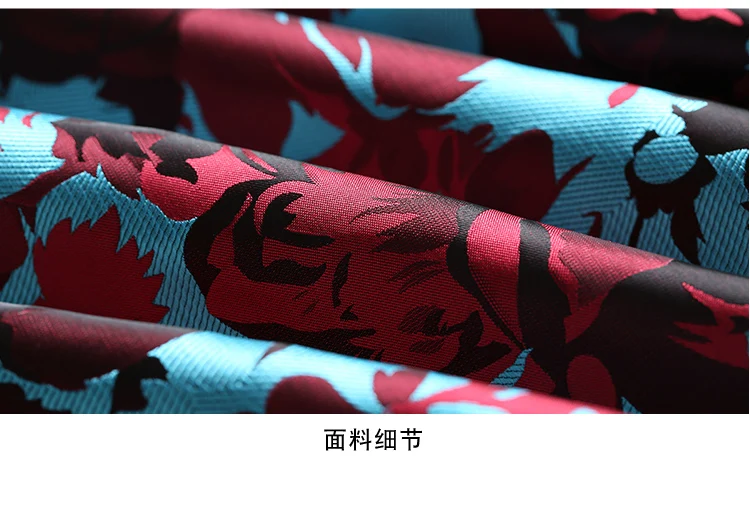 2019 Новый Винтаж летнее платье с рисунком О образным горлом Комплект расширения в