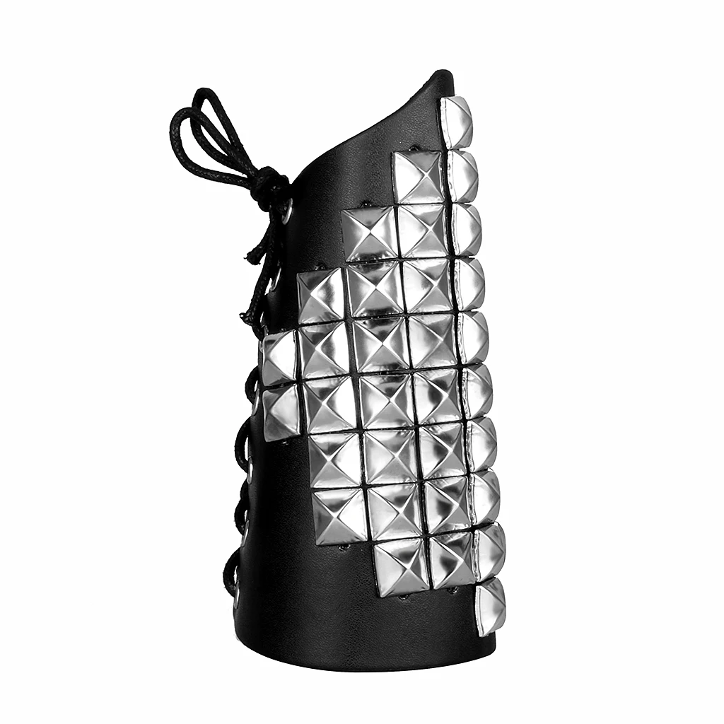 Широкий кожаный браслет с заклепками в готическом стиле стимпанк|leather wristband|bracelet