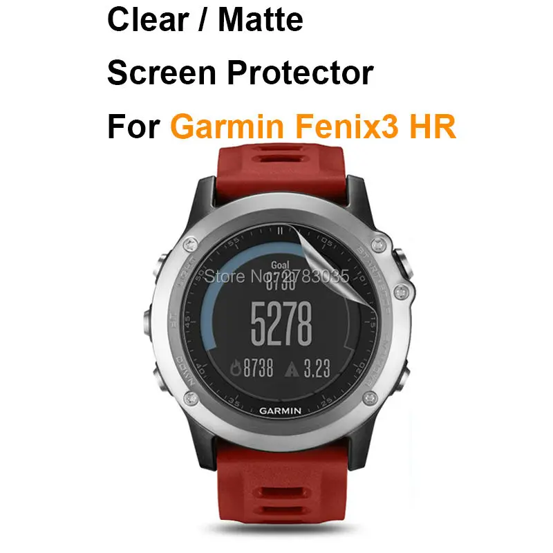 Защитная пленка для Garmin Fenix 3 / Fenix3 HR прозрачная/Антибликовая матовая защитная HD