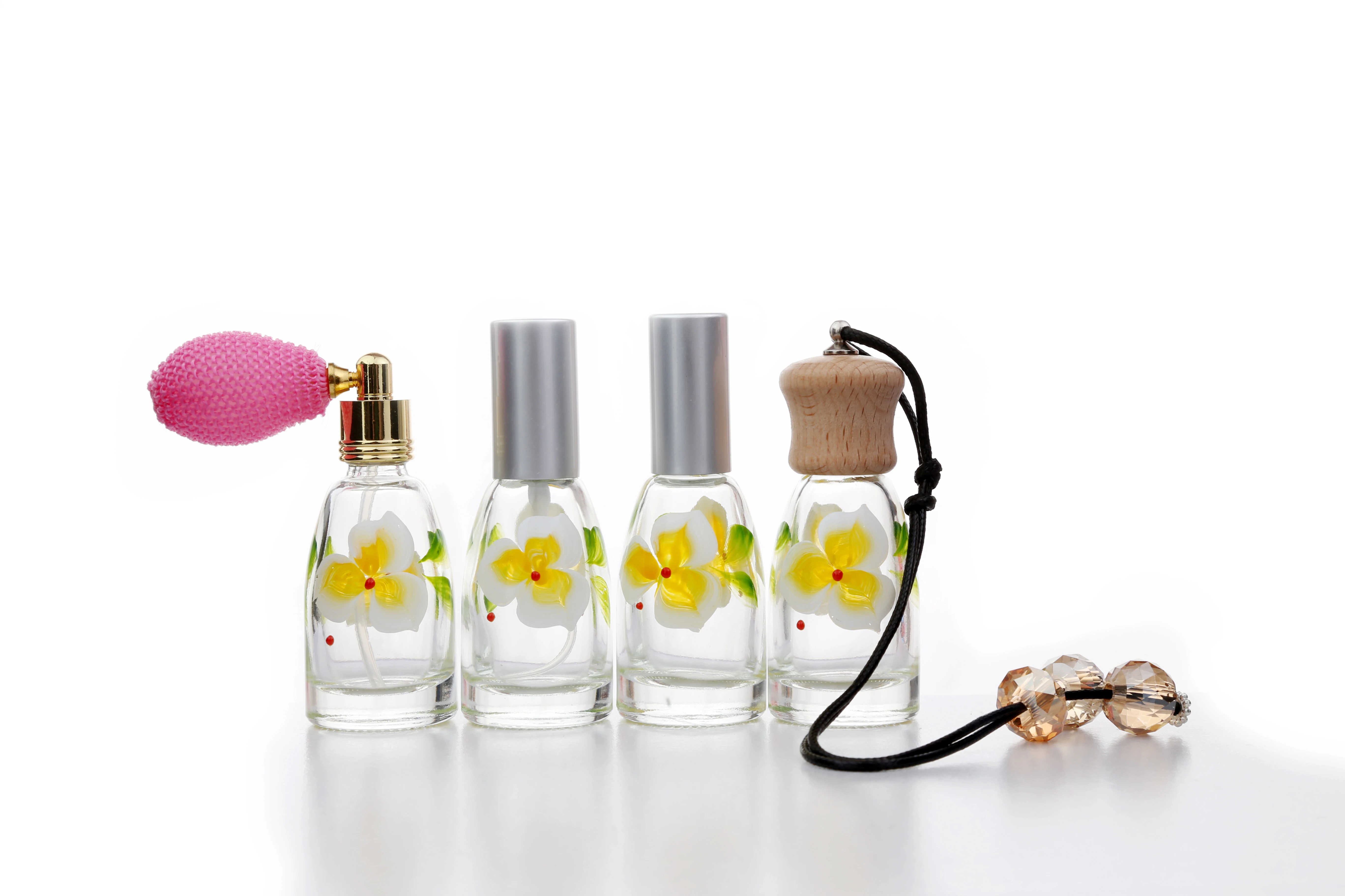 

MK07 10ML Beautiful Hand-painted Perfume Packing Spray Bottle 100PCS/LOT