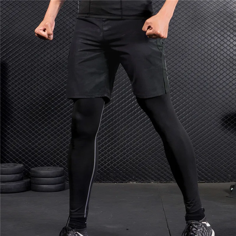 Мужские беговые шорты со светоотражающим логотипом спортивная одежда для бега