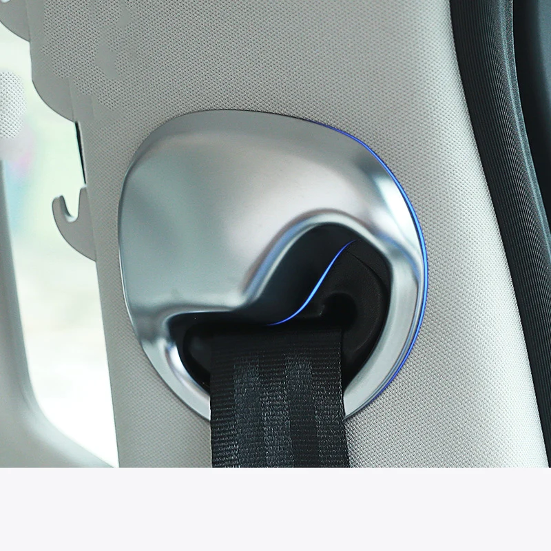 2 шт. хромовые автомобильные аксессуары интерьера переднего сиденья пояс