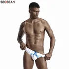 Мужские купальники SEOBEAN, модные, на шнуровке, сексуальные, весенние, пляжные, повседневные, спортивные, плавки