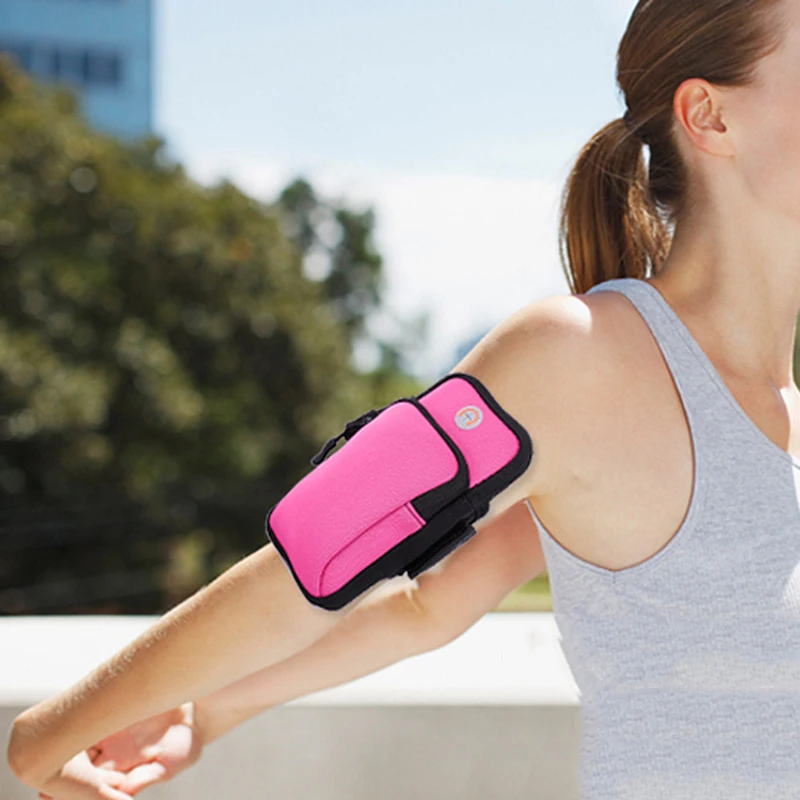 Спортивная сумка для телефона на руку чехол фитнеса молнии женская бега ниже 5 7