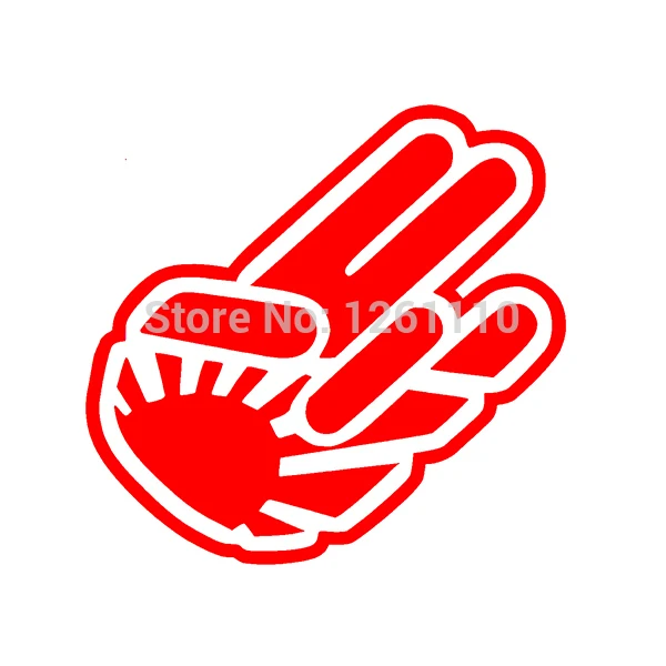 Восходящее Солнце JDM шокер-Отражающая Виниловая Наклейка Для Окна Автомобиля