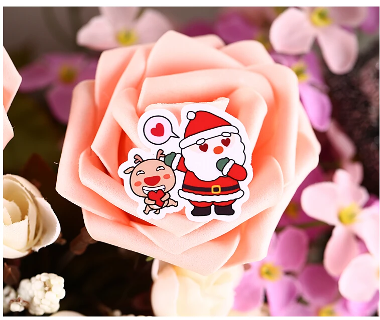 Для выведения токсинов, 40 шт творческие kawaii ссамозакрывающийся крафт-Рождество Санта наклейки "Санта Клаус"/декоративные наклейки-Стикеры/Сделай сам Ремесло фотоальбомы