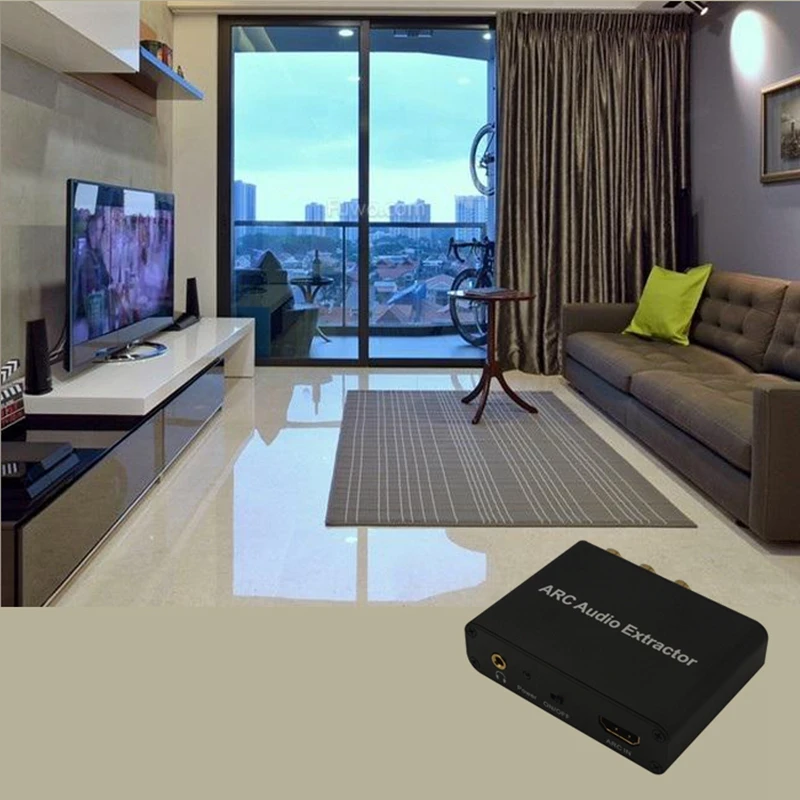 HDMI ARC адаптер аудио экстрактор с цифровым оптическим TOSLINK SPDIF/коаксиальный и