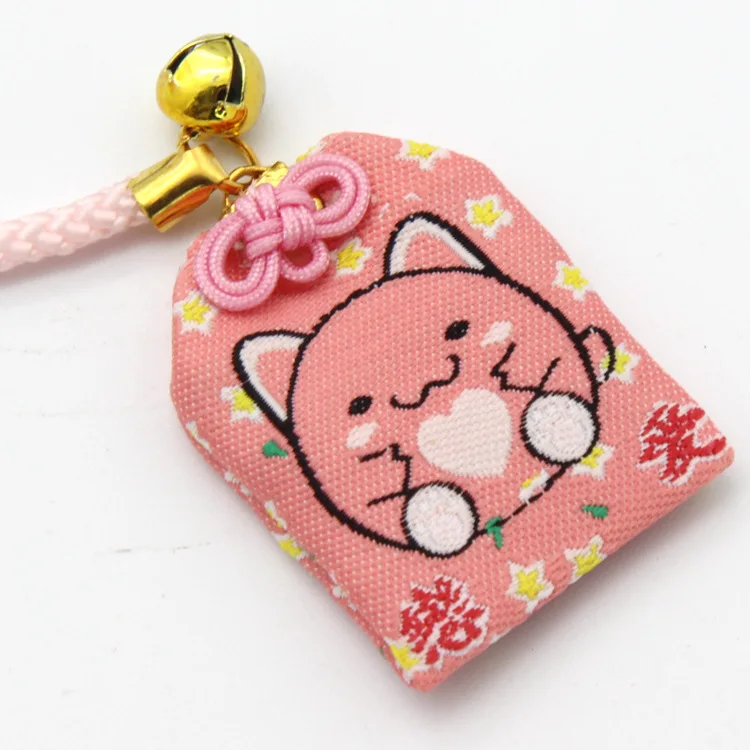 Сумка с подвеской Omamori Neko Damo Love Fortune Acdemic Success Подарочный подарок для семьи и