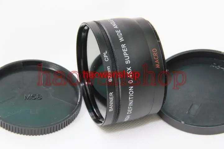 Широкоугольный объектив для canon 60d 650d 700d 600d 550d 500d 1000d 0 45x58 мм|Объективы