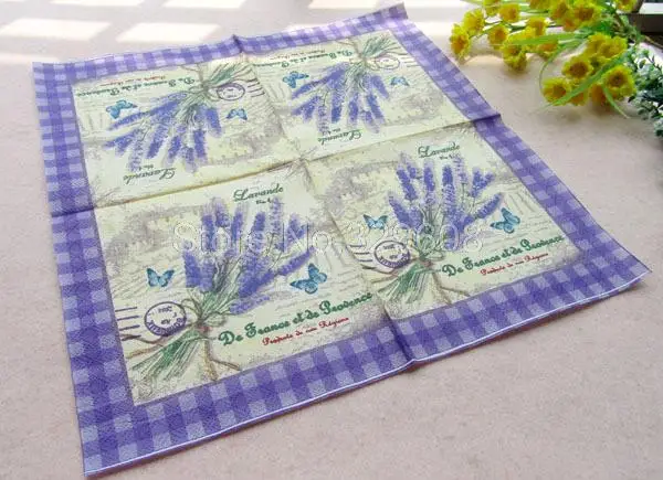 20 шт./упак. Винтаж Цвет Бумага салфетка вечерние 100% Девы древесины Рисунок 8|napkin