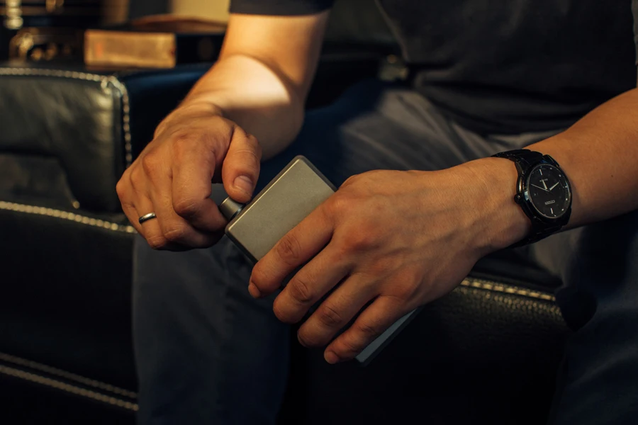 Keith Pure Titanium Hip Flask портативная фляжка для винного виски посуда напитков Спортивная