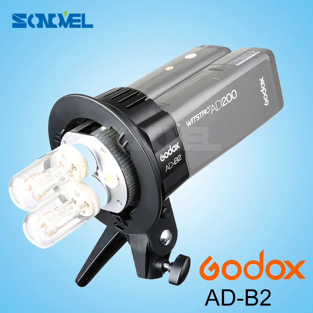 Новое поступление Godox AD power аксессуары для внешней вспышки AD-B2 для AD200 Dual power Flash Bowen Mount Adapter