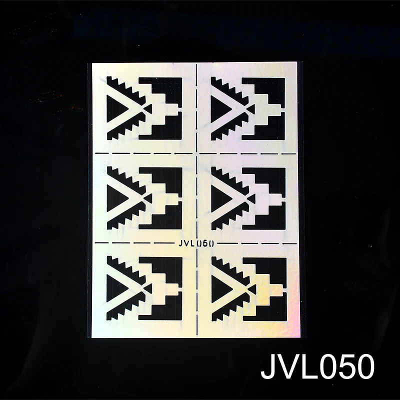 

ZKO Laser Hollow Nail Vinyls Nail Stencil Stickers Transfer Guide Template Heart Star Fish Nail Art Decals Nail Decoration