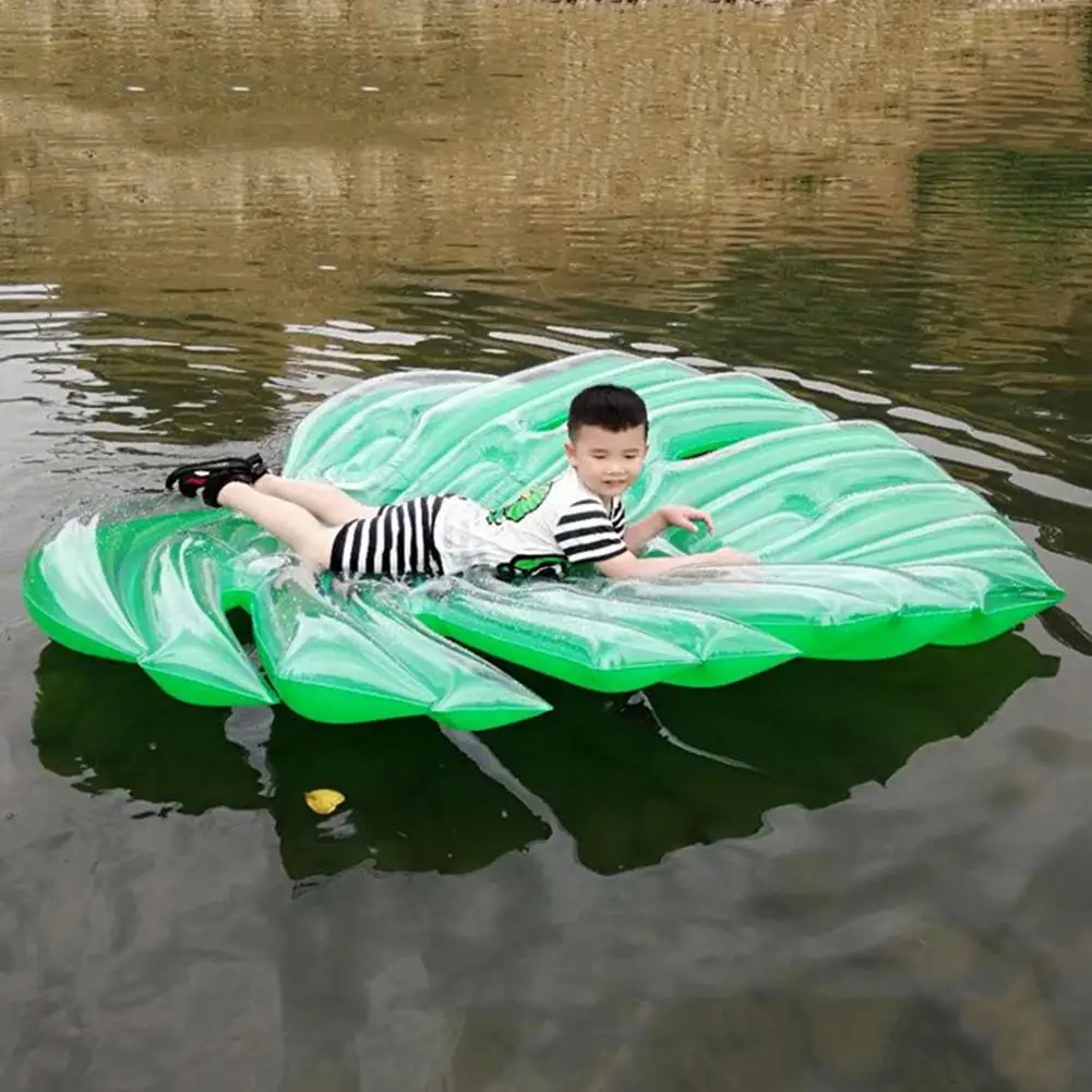 Плавающая 3d кровать с листьями надувное кольцо для плавания водная плавающая