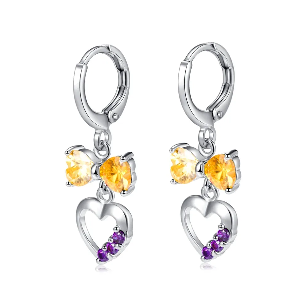 Fashion Gold Butterfly Charm Cute Animals Drop Earrings Friend Gift Jewelry New Arrivals Zircon Wholesale | Украшения и