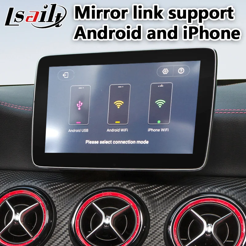 Lsailt Android автомобильный видео интерфейс для Mercedes Benz A Class W176 Ntg5.0 система 2015 2019 год