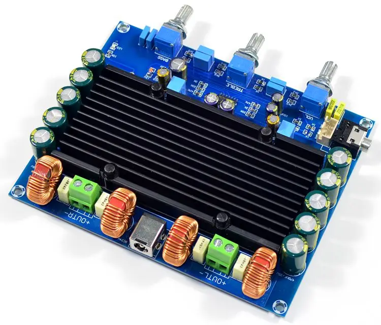 Новый цифровой усилитель мощности класса D DC18V к DC24V ST074C TPA3116 dual chip 100W * 2 0|Усилители
